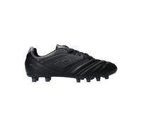 Lotto Stadio 300 III FG All Black/Spring Green - Botas de fútbol para hombre
