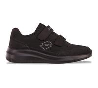 Lotto Tenis Unisex Connect VL OC K para niños, Negro, Gris, 12.5 UK Child