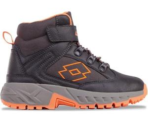Lotto WOODLARK MID K Botas unisex para niños, de media longitud, azul marino/FR.naranja, talla 29 EU, Navy Fr Orange, 29 EU