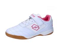 LOTTO Zapatillas Unisex para niños, Blanco FR Rosa, 29 EU