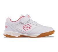 LOTTO Zapatillas Unisex para niños, Blanco FR Rosa, 34 EU