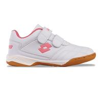 LOTTO Zapatillas Unisex para niños, Blanco FR Rosa, 35 EU