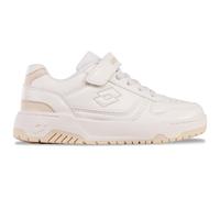 Lotto Zapatillas Unisex para niños, Color Blanco y Beige., 35 EU