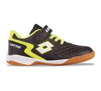 Lotto Zapatillas Unisex para niños Dasher K, Negro FR Amarillo, 28 EU