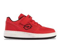 Lotto Zapatillas Unisex para niños Flugo K, Rojo y Negro, 27 EU