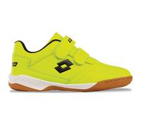 LOTTO Zapatillas Unisex para niños, FR Yellow Black, 32 EU