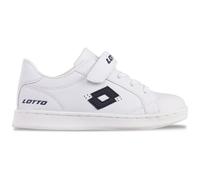 Lotto Zapatillas Unisex para niños Jambol K, Blanco Azul Marino, 30 EU