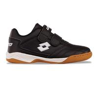 LOTTO Zapatillas Unisex para niños, Negro Blanco, 32 EU