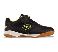 LOTTO Zapatillas Unisex para niños, Negro FR Amarillo, 34 EU