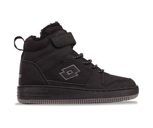 LOTTO Zapatillas unisex para niños Prehna Fur K, Negro, 33 EU