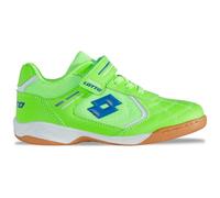 LOTTO Zapatillas Unisex para niños Soccera K Kids, FR Green Blue, 32 EU