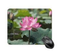 Lotu - Alfombrilla de mouse para juegos, diseño de flores, alfombrilla de ratón para juegos, bonita alfombrilla de mouse para escritorio para mujer, alfombrilla de mouse grande para escritorio de