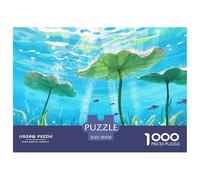 Lotus 1000 Pièces Rompecabezas Desafiante Único para Adultos Juguetes De Desafío Familiar Et Les Amis 70x50cm/1000pcs