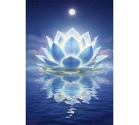Lotus 1500 Piece Jigsaw Puzzles for Adults, Colourful, Challenging & Brainteasing Adult Puzzles 1500 Pieces Moon Night, Fun jigsaws for The Whole Family 34x22 Inch