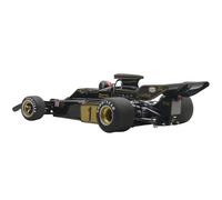 Lotus 72E 1973 Emerson Fittipaldi 1 con figura del conductor en la cabina 118 Modelo de coche de Autoart
