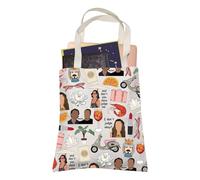 Lotus - Bolsa de la compra con temática de vacaciones para televisión, con texto en inglés "Don't You Dare Judge Me Juez", I Don't Judge, 35cm ( 13.78 inch ) * 38 cm ( 14.96 inch)