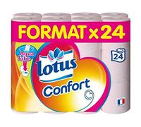Lotus - Comfort aquatube, papel higiénico, 24 rollos