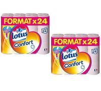 Lotus Confort 2 capas rosa 48 rollos (2 x 24 RLX)
