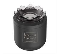Lotus Flower Air Humidifier Aromatherapy Oil Diffuser USB Air Purifier Diffusor for Home Car Charger Mist Maker with Warm Light