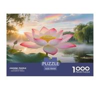 Lotus Flower Puzzles Imposible,desafío para Adultos Juego Educativo 1000 Piezas Obra De Arte De Juego De para Adultos, Regalos A Partir De 14 Años 70x50cm/1000pcs