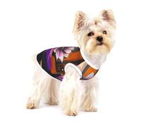 Lotus Flowers in the Room - Camiseta de alta calidad para perro, suave 100 % algodón, perfecta para perros pequeños a medianos, camisas elegantes y cómodas para perros, talla M