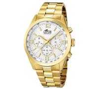 Lotus Hombre Reloj Deportivo L18153/1 Pulsera Acero Minimalista Oro UL18153/1