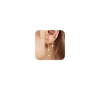 Lotus Karen - Pendientes de aro para mujer, pendientes de cartílago con clip para joyas, regalos de cumpleaños y Navidad, Plata