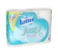Lotus papier - Just - 1, papel higiénico (4 paquetes de 6 rollos cada uno)