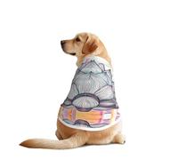 Lotus Mandala - Chaleco para perro, transpirable, refrescante, para perros grandes, protección solar, uso cómodo para Golden Retriever, Husky, Alaska, actividades al aire libre, XXL