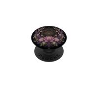 Lotus Mandala Colibrí Floral Botánica Meditación PopSockets PopGrip Adhesivo