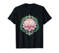 Lotus Mandala Yoga Meditación Flor Sagrada Camiseta