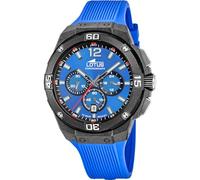 LOTUS Men's Blue Chrono Rubber Watch Bracelet