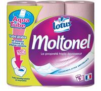 Lotus Moltonel Aquatube - Papel higiénico (9 rollos, 2 unidades)