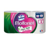 Lotus Moltonel sin tubo papel higiénico 3 capas