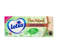 Lotus Mouchoirs Pure Naturelle 10 paquetes de 10 pañuelos