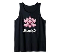 Lotus Namaste Mandala Circle Yoga Mujeres Meditación Camiseta sin Mangas