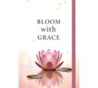 Lotus Notebook Journal - A5 Size, 208 Ruled Pages, Aesthetic Daily Planner, 90 GSM Natural Shade, Paperback (Bloom With Grace)