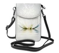 Lotus Petals - Bolsos cruzados pequeños para mujer, de piel vegana, ligeros, para teléfono celular, cartera