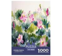 Lotus Puzzle De 1000 Piezas Un Desafío Imposible Juguetes Resistentes A La Presión para Toda La Familia Regalos Familiares para Adultos Y Niños 38x26cm/1000pcs