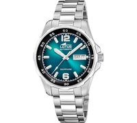 LOTUS Reloj Automático Hombre de Acero Inoxidable 316l Plateado Reloj Analógico Hombre - Calendario - Cristal Zafiro de Alta Resistencia - Resistente al Agua 10 ATM 18997/1