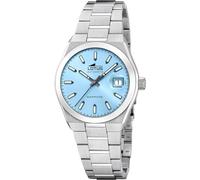 LOTUS Reloj Automático Hombre de Acero Inoxidable 316l Plateado Reloj Analógico Hombre - Calendario - Cristal Zafiro de Alta Resistencia - Resistente al Agua 10 ATM 18996/1