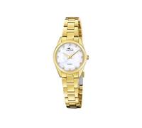 Lotus Reloj de Mujer 19007/1 Old Money en Acero Dorado con Pulsera de Acero de Regalo