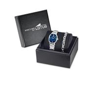 Lotus Reloj de Mujer 19012/3 Old Money en Acero Plateado con Pulsera de Acero de Regalo