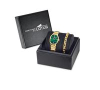 Lotus Reloj de Mujer 19013/4 Old Money en Acero Dorado con Pulsera de Acero de Regalo