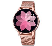 Lotus Power 50015/A - Reloj Digital para Mujer con Correa de Acero Inoxidable, Color Oro Rosa, Oro Rosa, Moderno