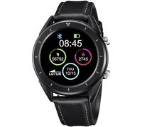 LOTUS Reloj Hombre 50009/1 Smartwatch Caja de Aleacion de Zinc Negro Correa de Piel Negro