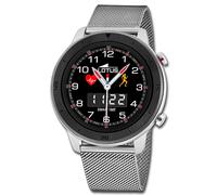Lotus Reloj Hombre Acero Cuero Negro Multifunción Reloj de Pulsera UL50021/1