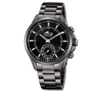 LOTUS Reloj Inteligente Hombre Híbrido Connected de Acero Inoxidable 316l Gris - Analógico - Resistente al Agua 10 ATM 18807/2 - Control Música, Cuenta Pasos, Notifica y Rechaza Llamadas