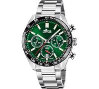 LOTUS Reloj Hombre Acero Inoxidable 316l - Cronógrafo - Movimiento de Cuarzo - Reloj Analógico Hombre - Resistente al Agua 10 ATM - Plateado 18916/5 - Chrono - Special Prices