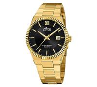 LOTUS Reloj Hombre Analógico de Acero Inoxidable 316l Dorado